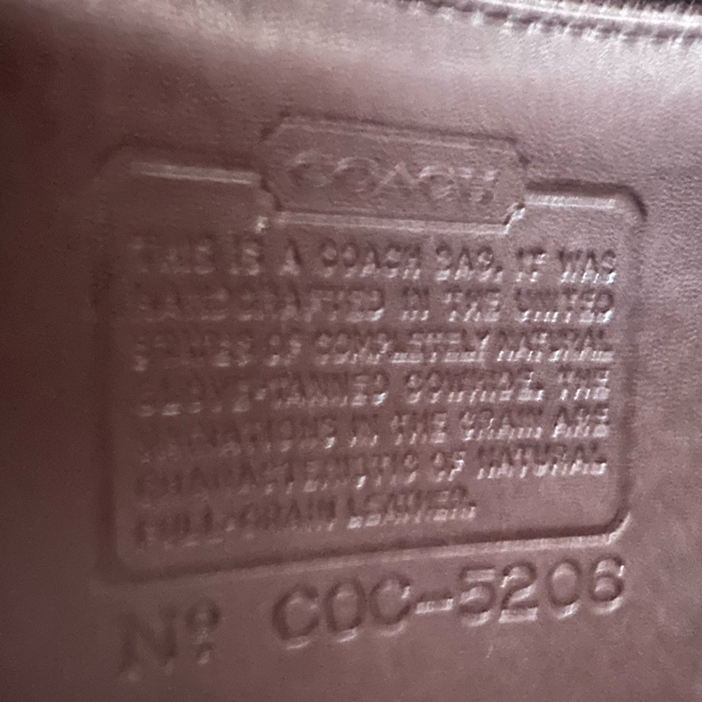 Coach VTG Tabby Messenger Briefcase Shoulder Bag smooth leather - Picture 4 of 10